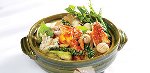 Lẩu ghẹ tiêu xanh