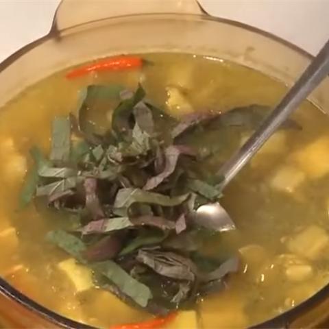 Cách làm lẩu ốc tía tô