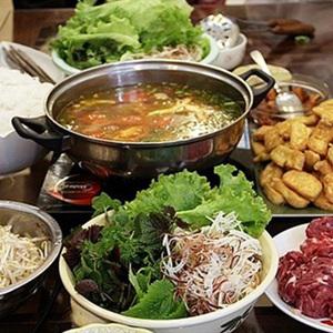 Cách làm lẩu riêu cua bắp bò