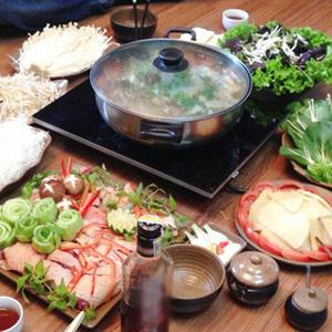 Cách nấu lẩu riêu cua gà ta