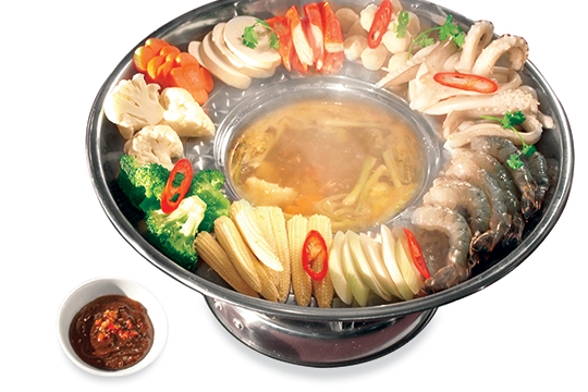 Lẩu tương hải sản