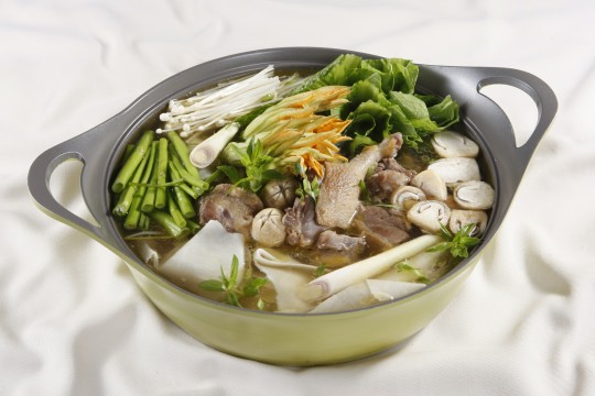 Lẩu vịt hầm sả