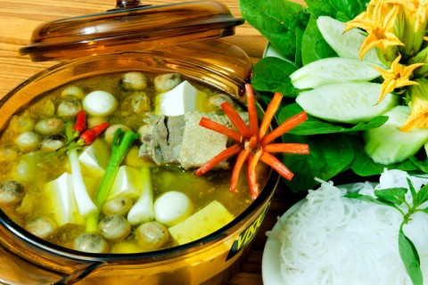 Lẩu vịt hầm sả miền Tây