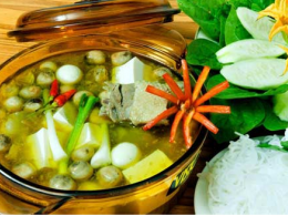 Lẩu vịt hầm sả