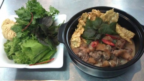 Lẩu vịt nấu chao