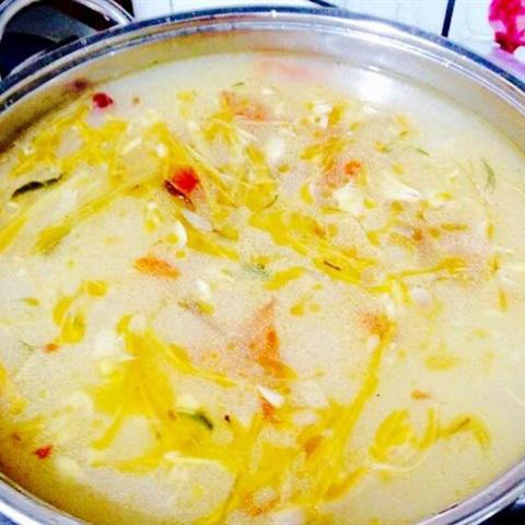 Cách làm lẩu vịt om măng