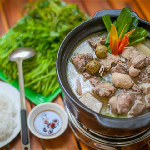 Cách làm lẩu vịt om trái sấu