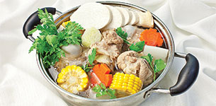 Lẩu xí quách chua cay