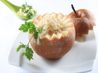 Lê chưng mật ong