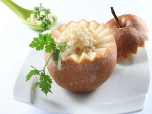 Lê chưng mật ong