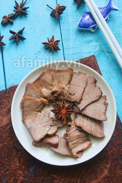 Lưỡi heo khìa xì dầu đậm đà thơm ngon