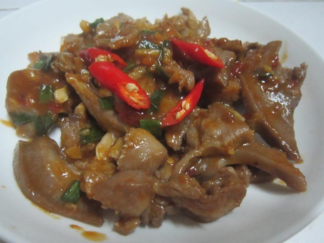 Lưỡi heo sốt chua ngọt