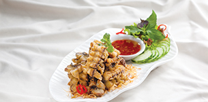 Lươn chiên mắm sả