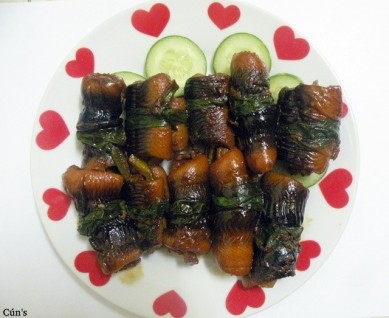 Lươn cuộn dưa leo