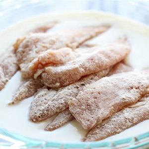 Cách làm lườn gà sốt chanh