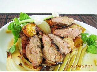 Lườn vịt áp chảo