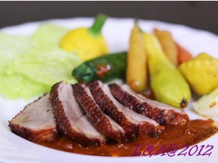 Lườn vịt xốt mustard