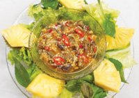 Mắm ba khía trộn chua ngọt