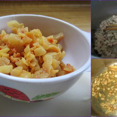 Cách làm mắm cá lóc chưng tóp mỡ