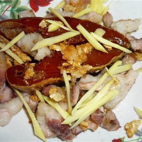 Cách làm mắm cá lóc chưng tóp mỡ