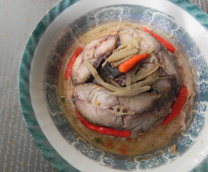 Mắm cá thu chưng thịt