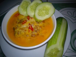 Mắm lóc chưng thịt