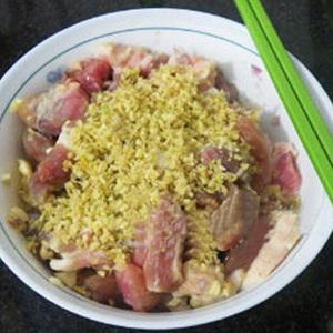 Cách làm mắm ruốc xào thịt