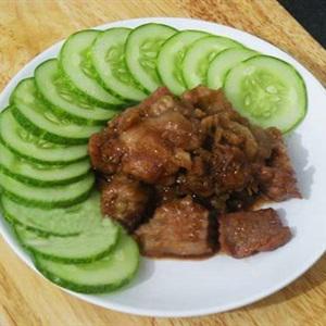 Cách làm mắm ruốc xào thịt