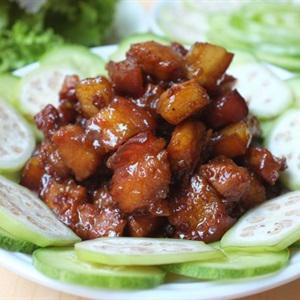 Cách làm mắm ruốc xào thịt