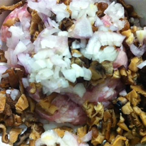 Măng nhồi thịt hấp