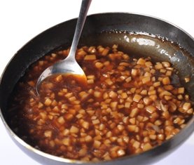 Măng tây sốt bào ngư