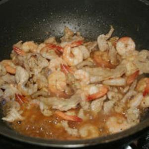 Cách làm măng xào tôm thịt