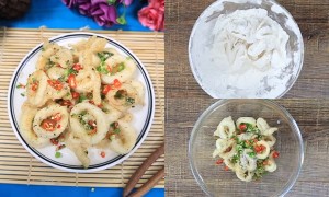 Mát trời trổ tài làm ếch om chuối đậu nóng hổi, đậm đà hương vị quê nhà