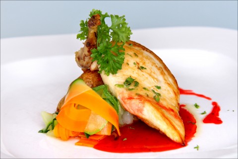 Matcha hot chocolate