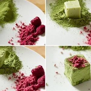 Cách làm matcha truffle