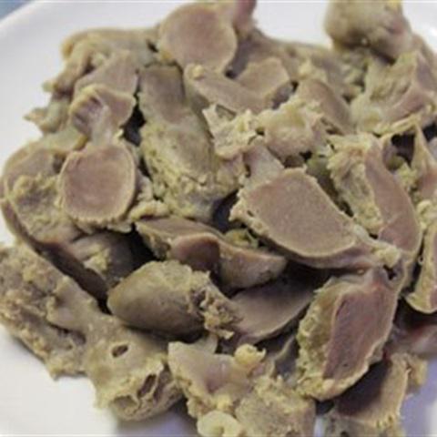 Cách làm mề gà sốt gừng