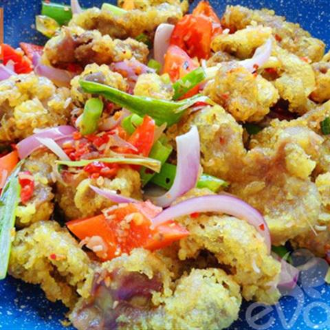 Cách làm mề gà xào cay