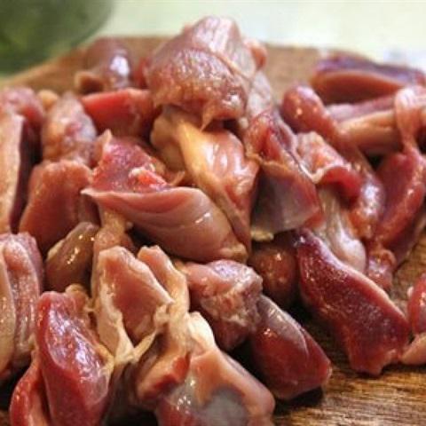 Cách làm mề gà xào giòn