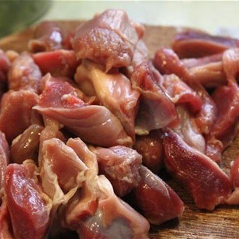 Cách làm mề gà xào nấm