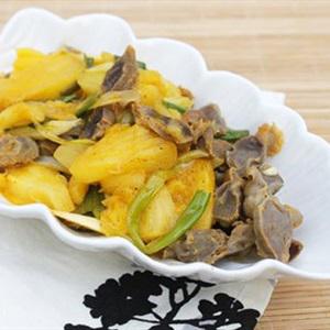 Cách làm mề gà xào thơm