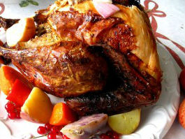 Mềm ngon gà tây đút lò