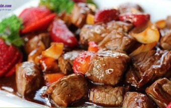 Mềm ngon với công thức bò lúc lắc