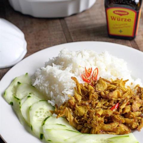 Cách làm mì căn xào sả ớt