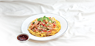 Mì Quảng xào chay