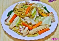 Mì soba xào hải sản