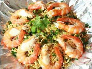 Mì tôm cháy tỏi