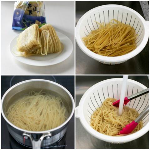 Cách làm mì trộn kiểu Hàn Quốc