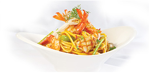 Mì vàng xốt tôm