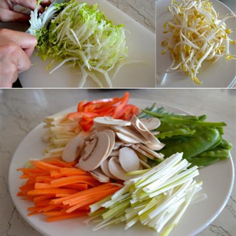 Cách làm mì xào bò