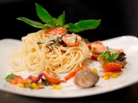 Mì Ý hải sản sốt mắm cá lóc